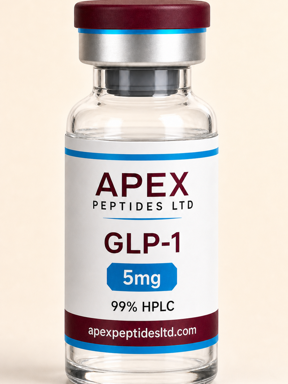 GLP-1,  5mg/vial 5mg packaging
