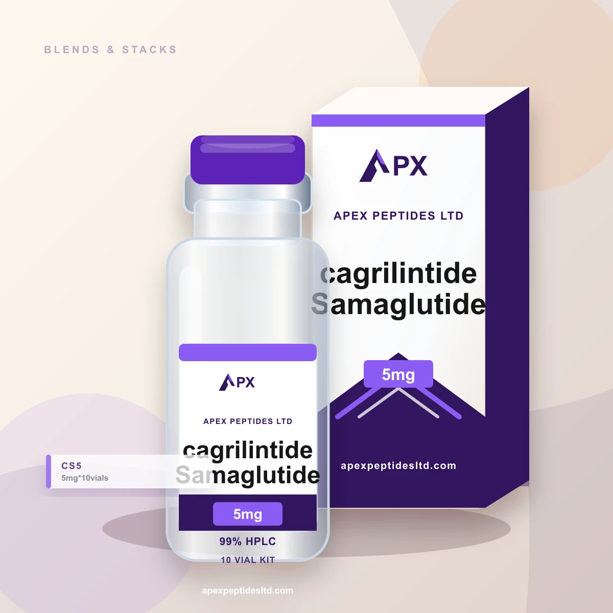 cagrilintide   Samaglutide 5mg packaging